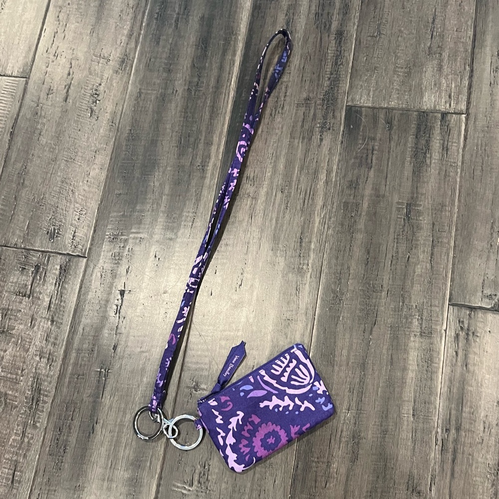 Vera Bradley lanyard purple